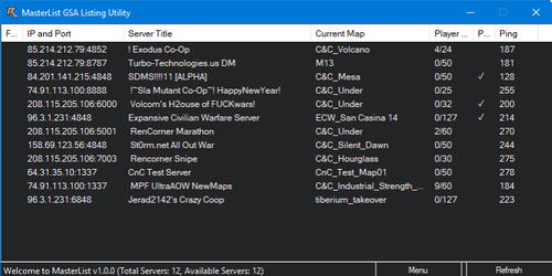 More information about "MasterList: GSA Listing Utility for C&C Renegade"